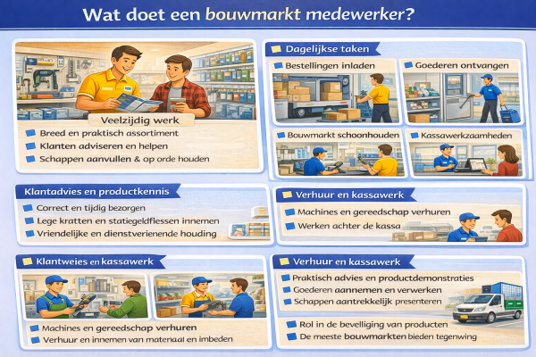 Wat doet een bouwmarkt medewerker